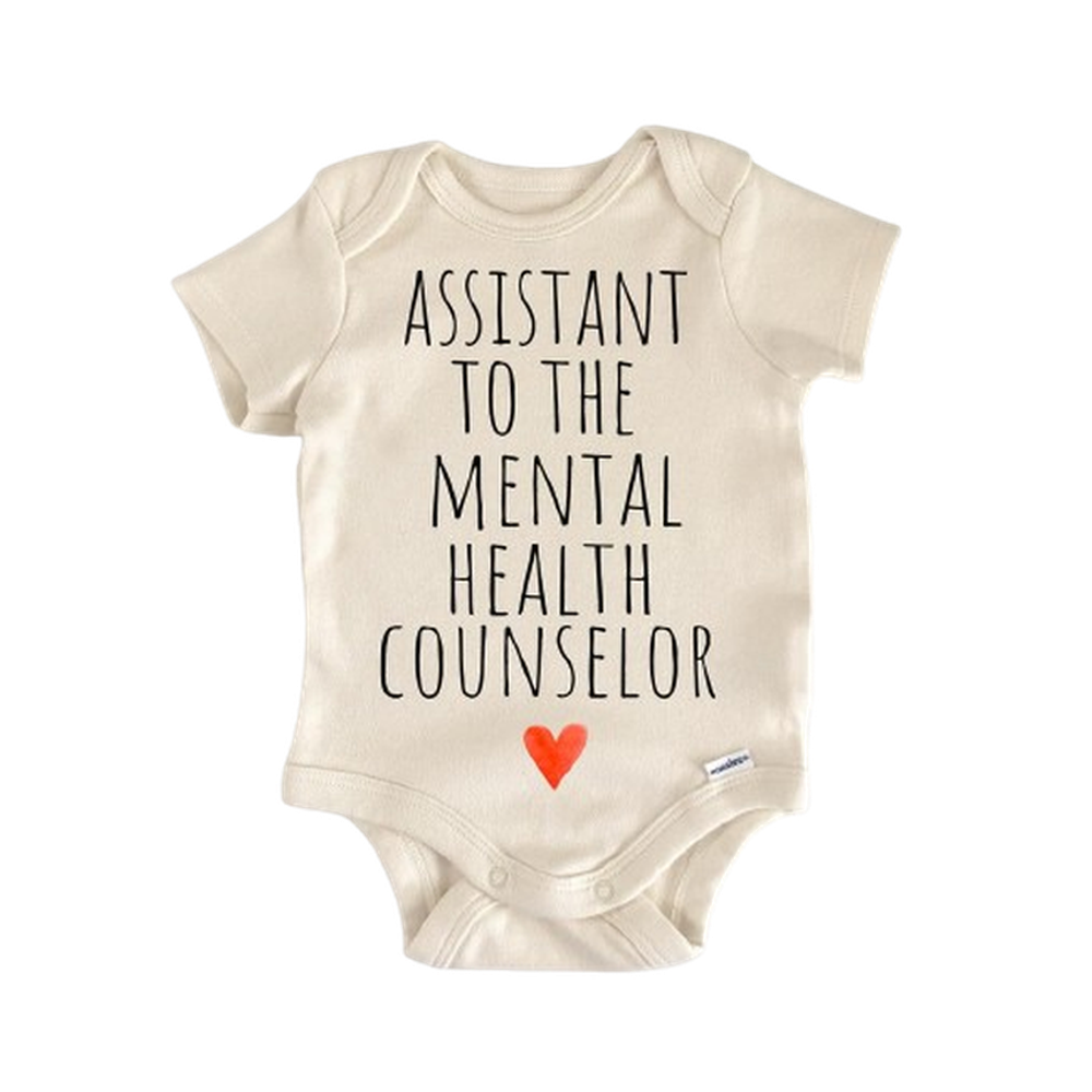 Mental Health Counselor - Baby Boy Girl Clothes Infant Bodysuit Funny Cute Newborn  Funny Cute Onesie® | North Fork Forager LLC