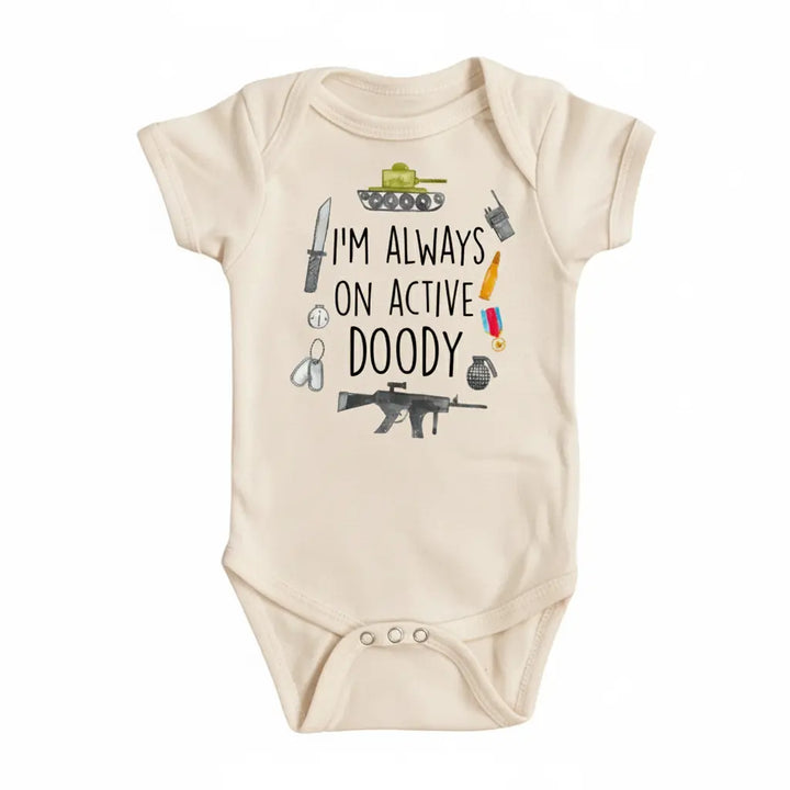 Military Doody - Baby Boy Girl Clothes Infant Bodysuit Funny Cute Newborn  Funny Cute Onesie® | North Fork Forager LLC