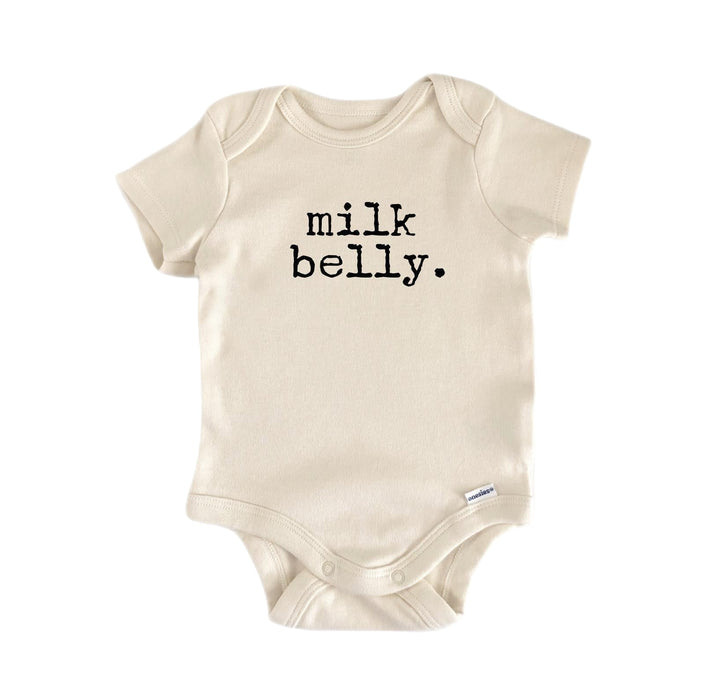 Milk Belly - Baby Boy Girl Clothes Infant Onesie® Funny Cute Newborn GS1  Funny Cute Onesie® | North Fork Forager LLC