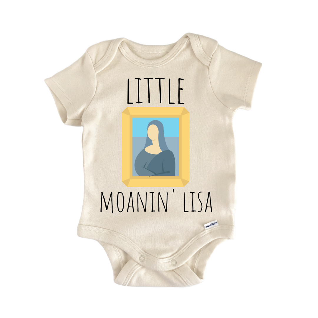 Mona Lisa Fine Art - Baby Bodysuit  Funny Cute Onesie® | North Fork Forager LLC