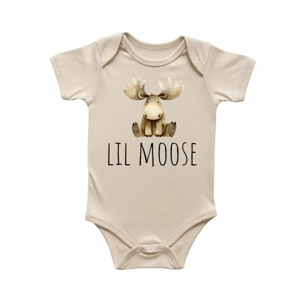 Little Moose - Baby Boy Girl Clothes Infant Bodysuit Funny Cute Newborn  Funny Cute Onesie® | North Fork Forager LLC
