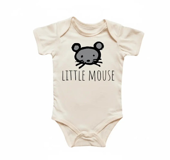 Little Mouse - Baby Boy Girl Clothes Infant Bodysuit Funny Cute Newborn  Funny Cute Onesie® | North Fork Forager LLC