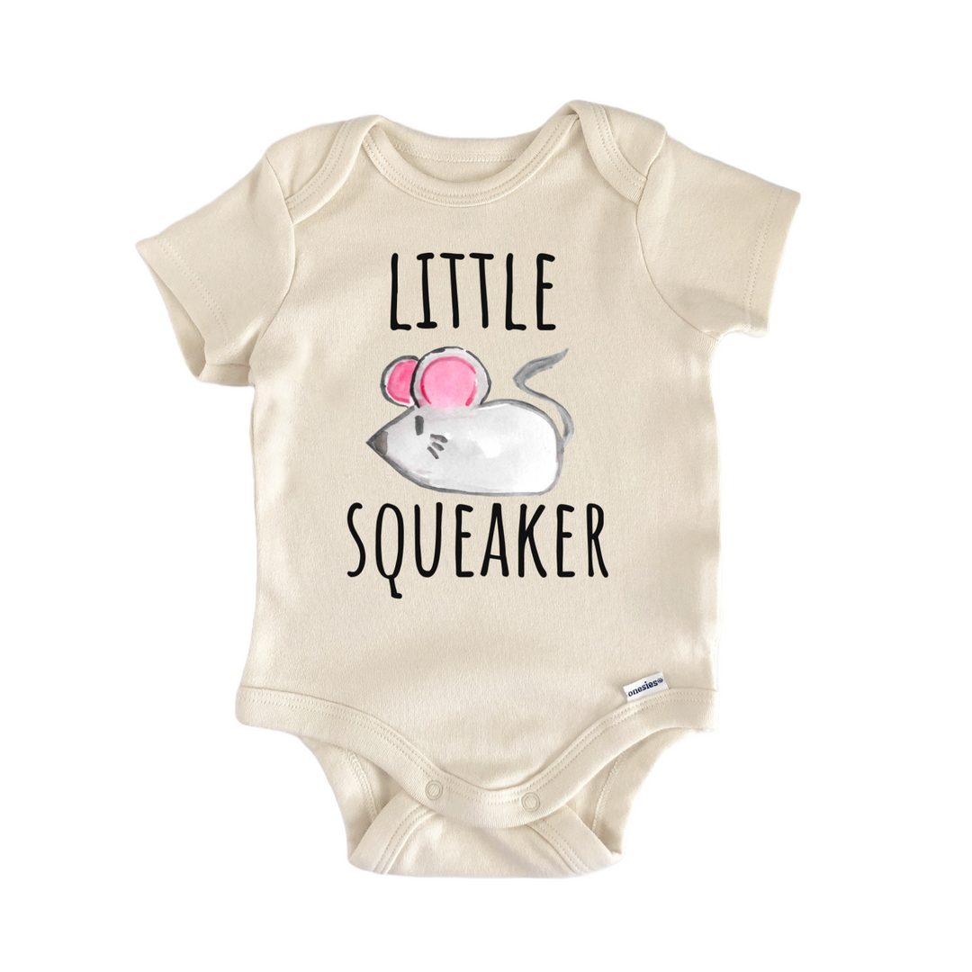 Mouse Squeaker Squeak Rat Baby Gift Baby Bodysuit