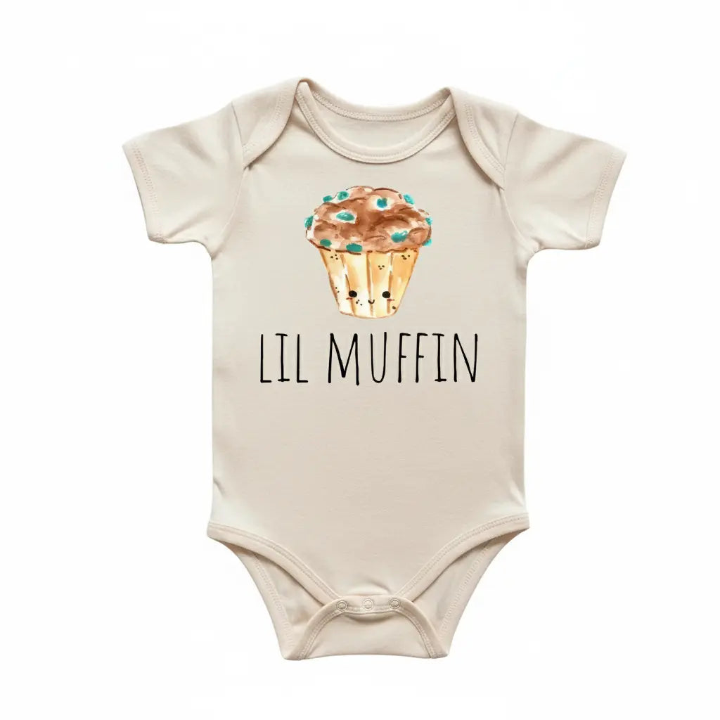 Little Muffin - Baby Boy Girl Clothes Infant Bodysuit Funny Cute Newborn  Funny Cute Onesie® | North Fork Forager LLC
