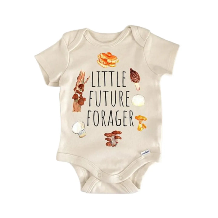 Mushroom Fungi Forager - Baby Boy Girl Clothes Infant Onesie® Funny Cute Newborn GS1  Funny Cute Onesie® | North Fork Forager LLC