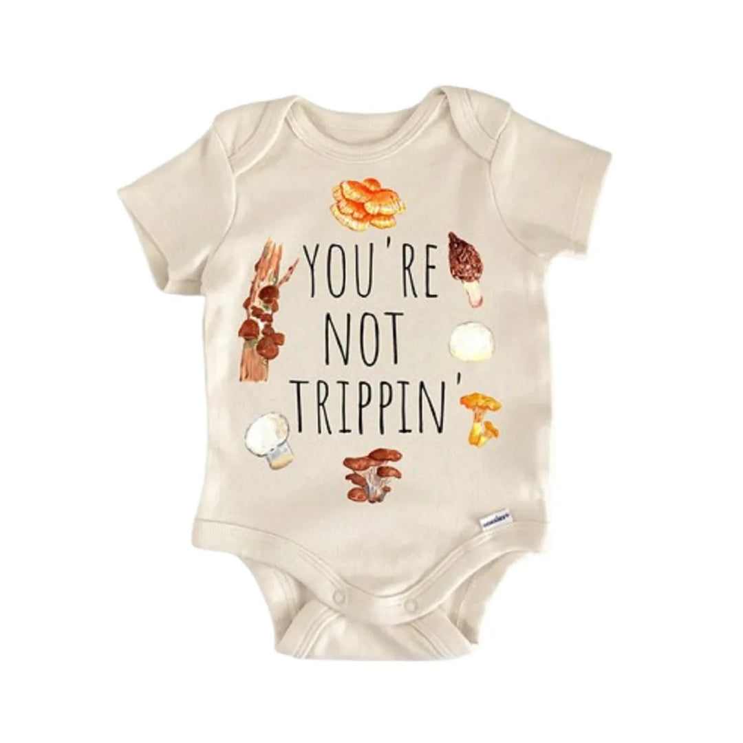 Mushroom Fungi Forager - Baby Boy Girl Clothes Infant Onesie® Funny Cute Newborn GS1  Funny Cute Onesie® | North Fork Forager LLC
