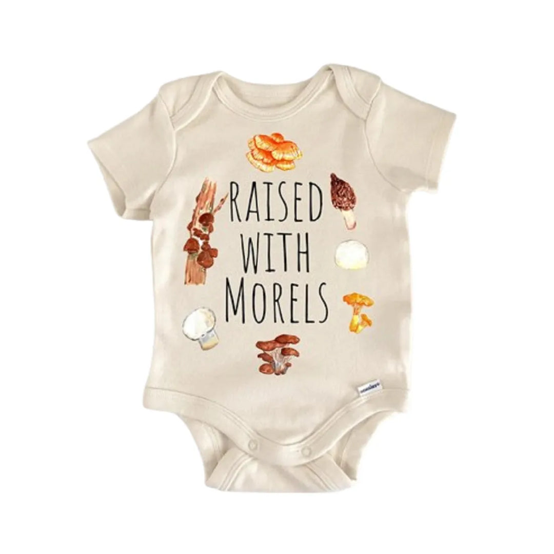 Mushroom Fungi Forager - Baby Boy Girl Clothes Infant Onesie® Funny Cute Newborn GS1 BBY  Funny Cute Onesie® | North Fork Forager LLC