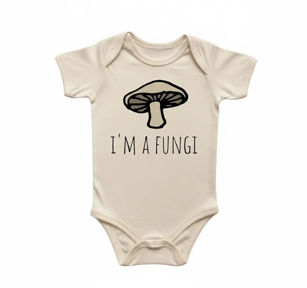 Mushroom Fungi - Baby Boy Girl Clothes Infant Bodysuit Funny Cute Newborn  Funny Cute Onesie® | North Fork Forager LLC