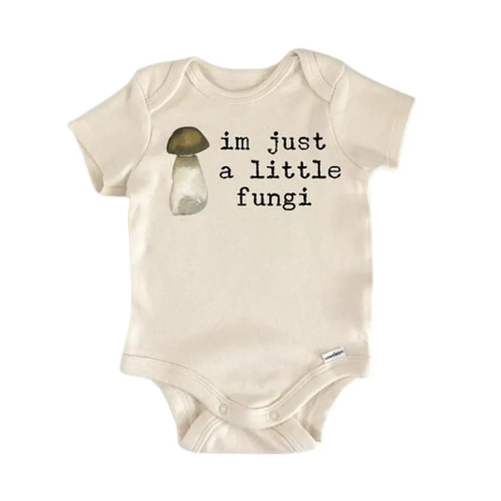 Mushroom Fungi Vegan - Baby Boy Girl Clothes Infant Onesie® Funny Cute Newborn GS1 BBY  Funny Cute Onesie® | North Fork Forager LLC
