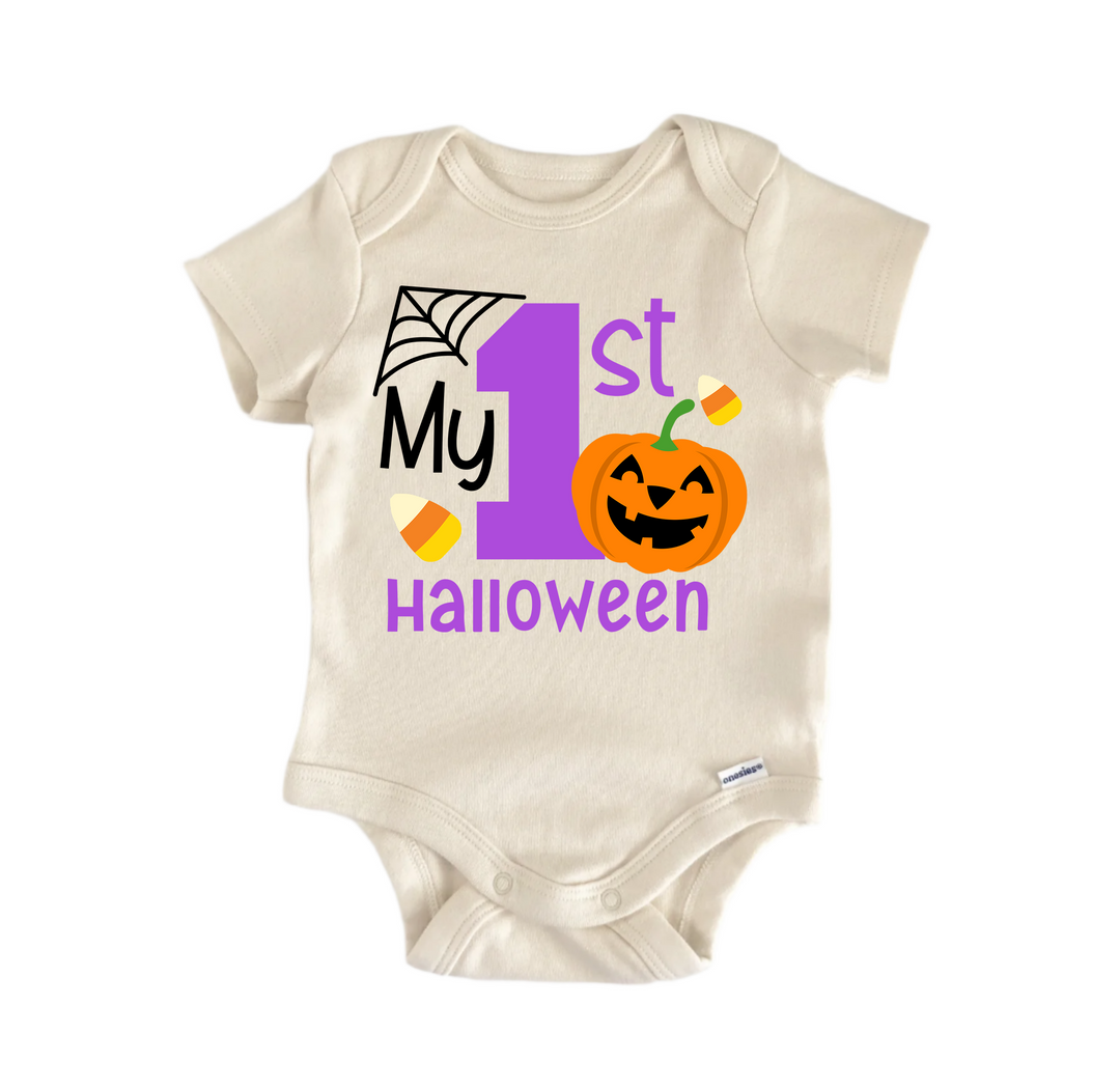 My 1st Halloween - Baby Boy Girl Clothes Infant Onesie® Funny Cute GS1 BBY  Funny Cute Onesie® | North Fork Forager LLC