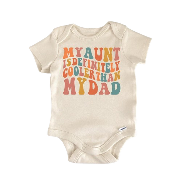 My Aunt - Baby Boy Girl Clothes Infant Bodysuit Funny Cute Newborn  Funny Cute Onesie® | North Fork Forager LLC