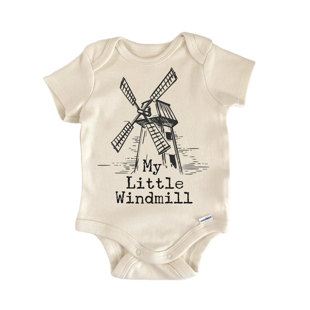 My Little Windmill Pop Punk Music - Baby Bodysuit  Funny Cute Onesie® | North Fork Forager LLC