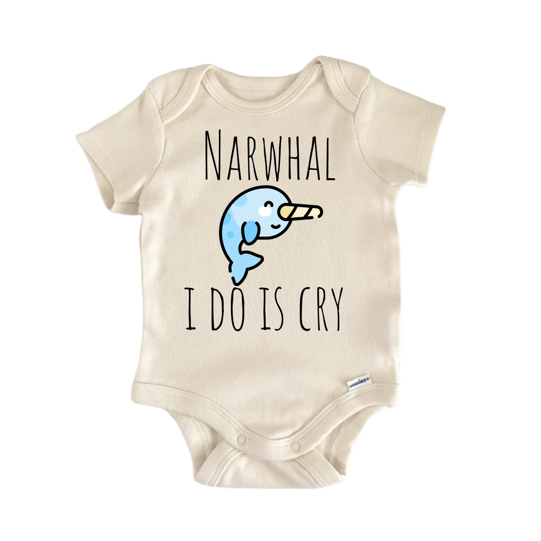 Narwhal Sea Ocean Fish - Baby Bodysuit  Funny Cute Onesie® | North Fork Forager LLC