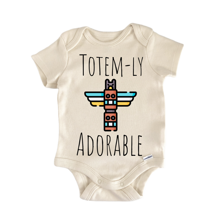 Native American Totem Pole - Baby Bodysuit  Funny Cute Onesie® | North Fork Forager LLC