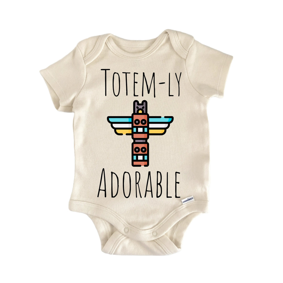 Native American Totem Pole - Baby Bodysuit  Funny Cute Onesie® | North Fork Forager LLC