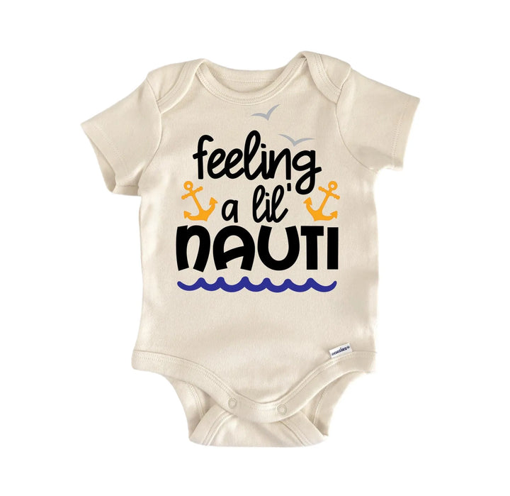 Nautical Boat Nauti - Baby Boy Girl Clothes Infant Bodysuit Funny Cute Newborn  Funny Cute Onesie® | North Fork Forager LLC