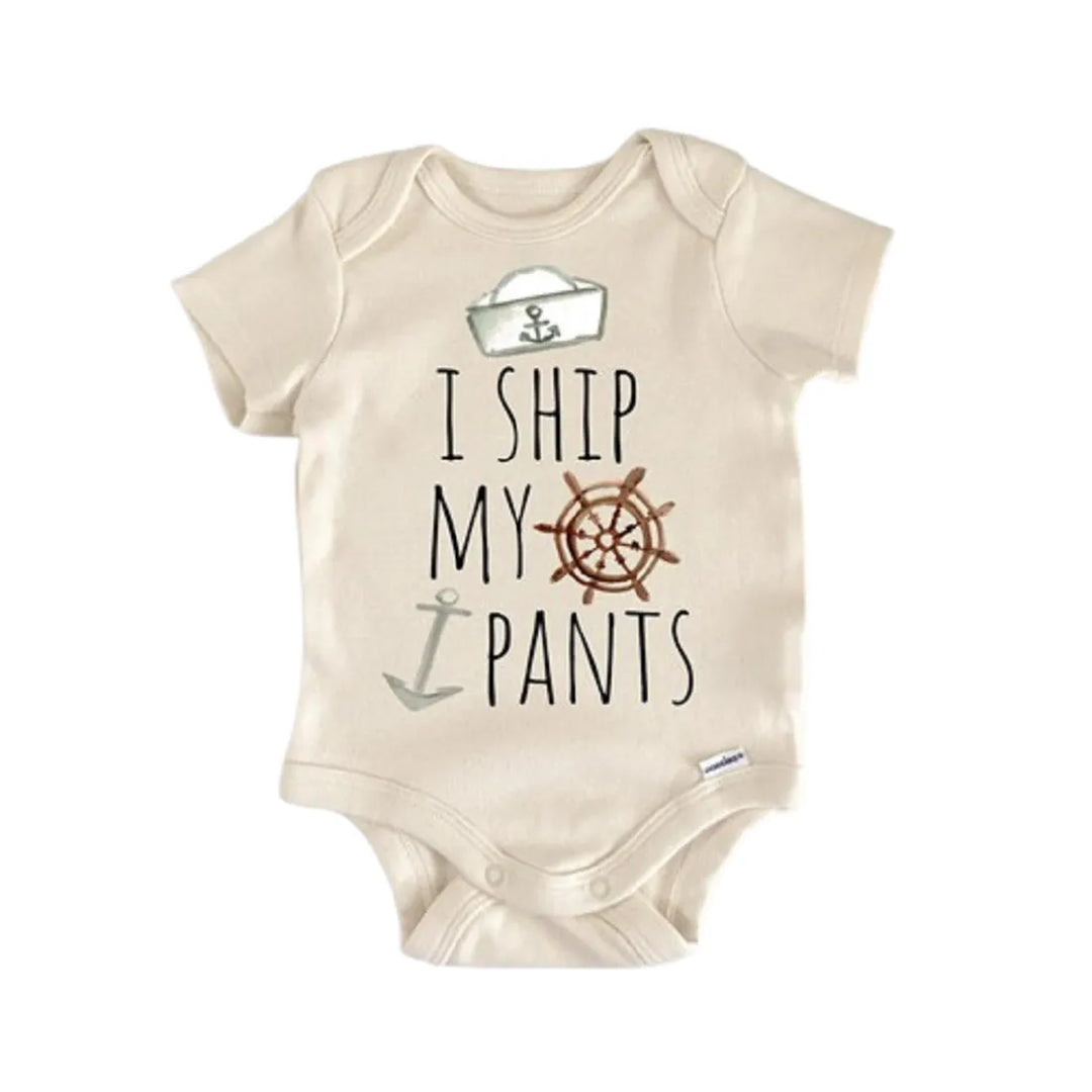 Nautical Summer Beach - Baby Boy Girl Clothes Infant Onesie® Funny Cute Newborn GS1  Funny Cute Onesie® | North Fork Forager LLC