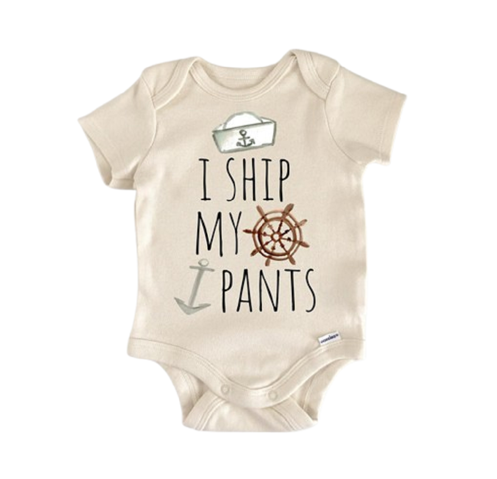 Nautical Summer Beach - Baby Boy Girl Clothes Infant Bodysuit Funny Cute Newborn  Funny Cute Onesie® | North Fork Forager LLC