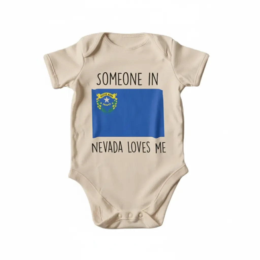 Nevada- Baby Boy Girl Clothes Infant Bodysuit Funny Cute Newborn  Funny Cute Onesie® | North Fork Forager LLC