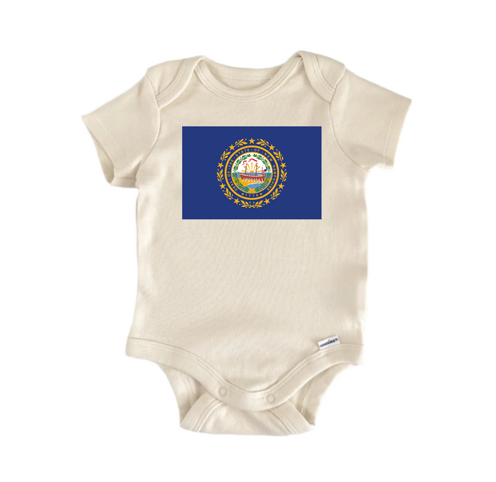 New Hampshire - Baby Boy Girl Clothes Infant Onesie® Funny Cute GS1  Funny Cute Onesie® | North Fork Forager LLC