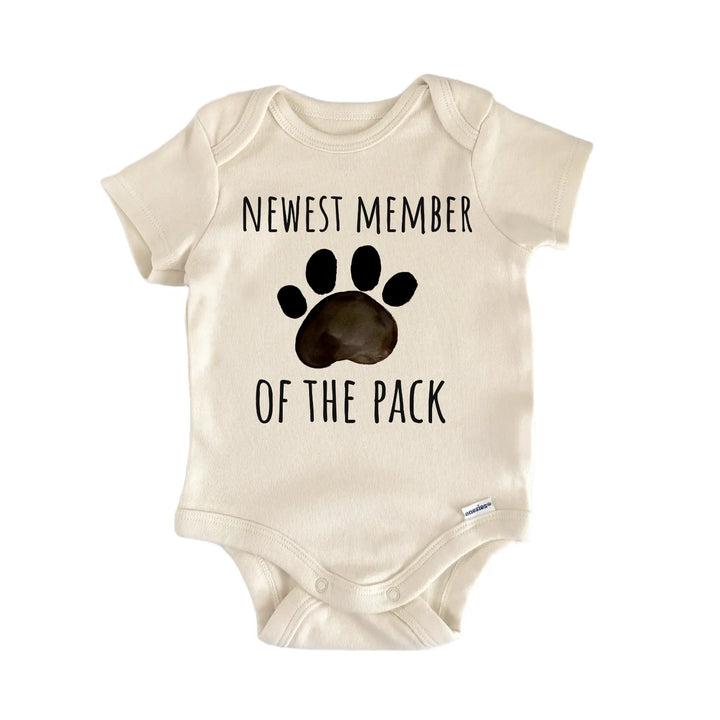 Member Of The Pack Dog Wolf Baby Gift Baby Bodysuit