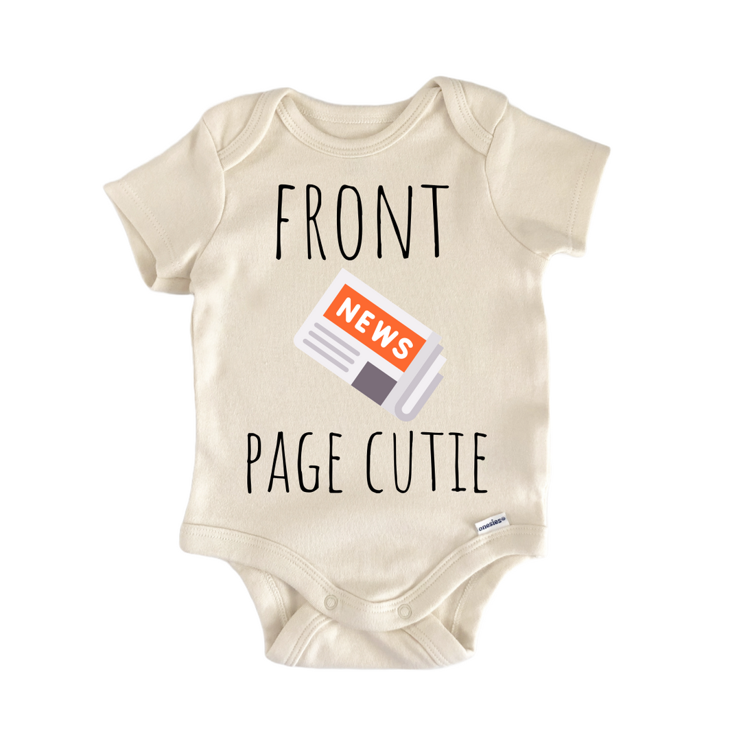 Newspaper Journalist - Baby Bodysuit  Funny Cute Onesie® | North Fork Forager LLC