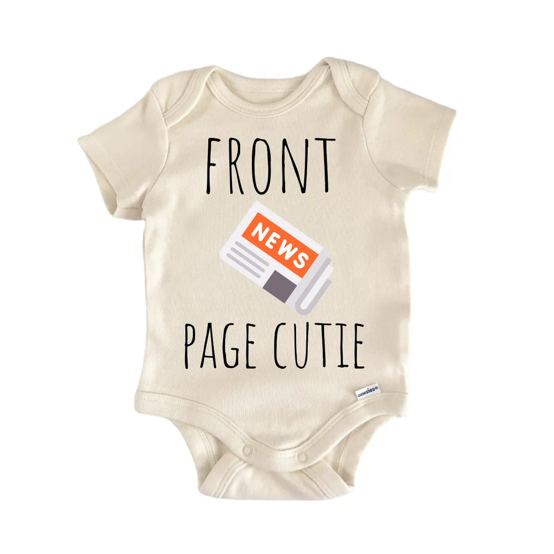 Newspaper Journalist - Baby Bodysuit  Funny Cute Onesie® | North Fork Forager LLC