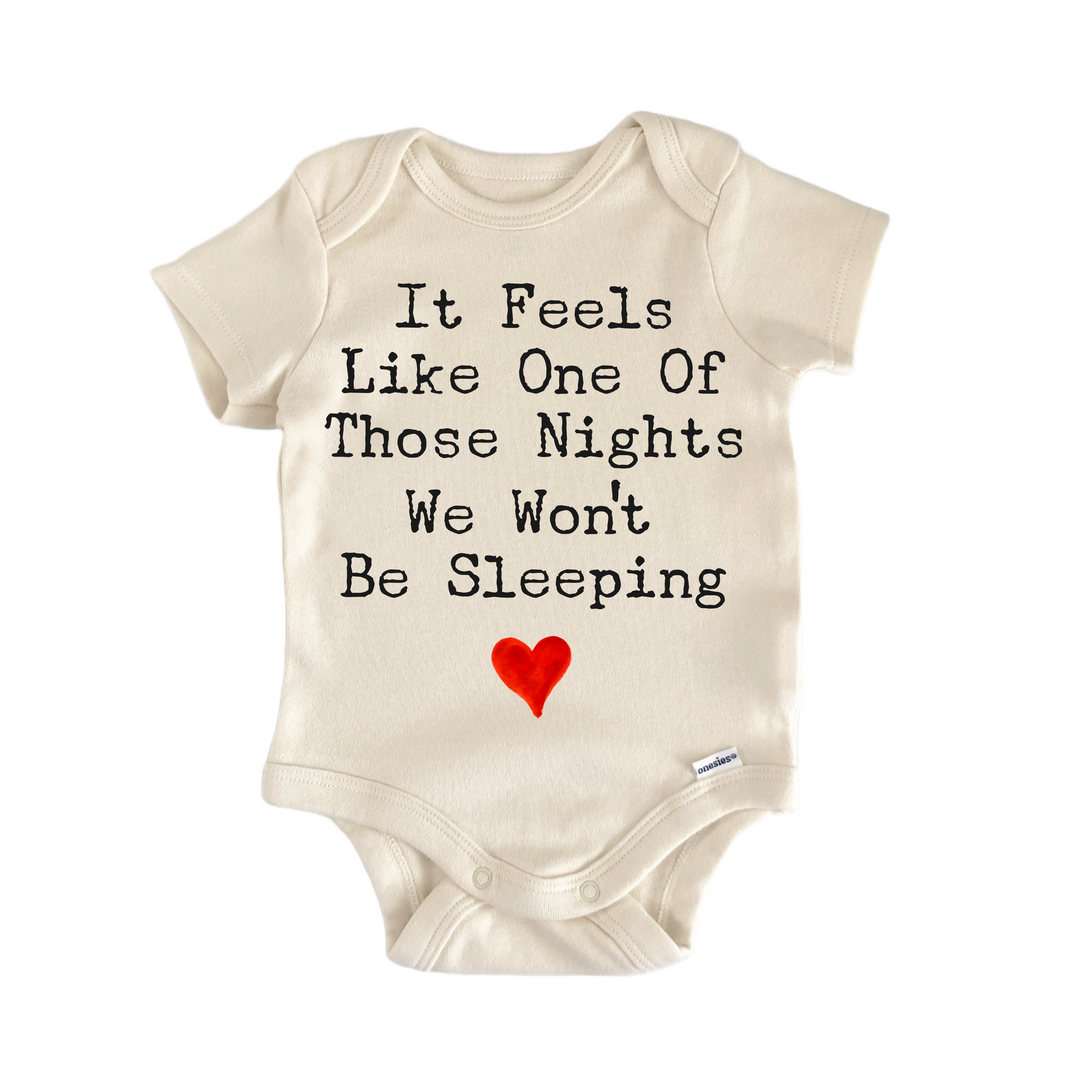 Nights Wont Sleeping Country Pop Music - Baby Bodysuit  Funny Cute Onesie® | North Fork Forager LLC