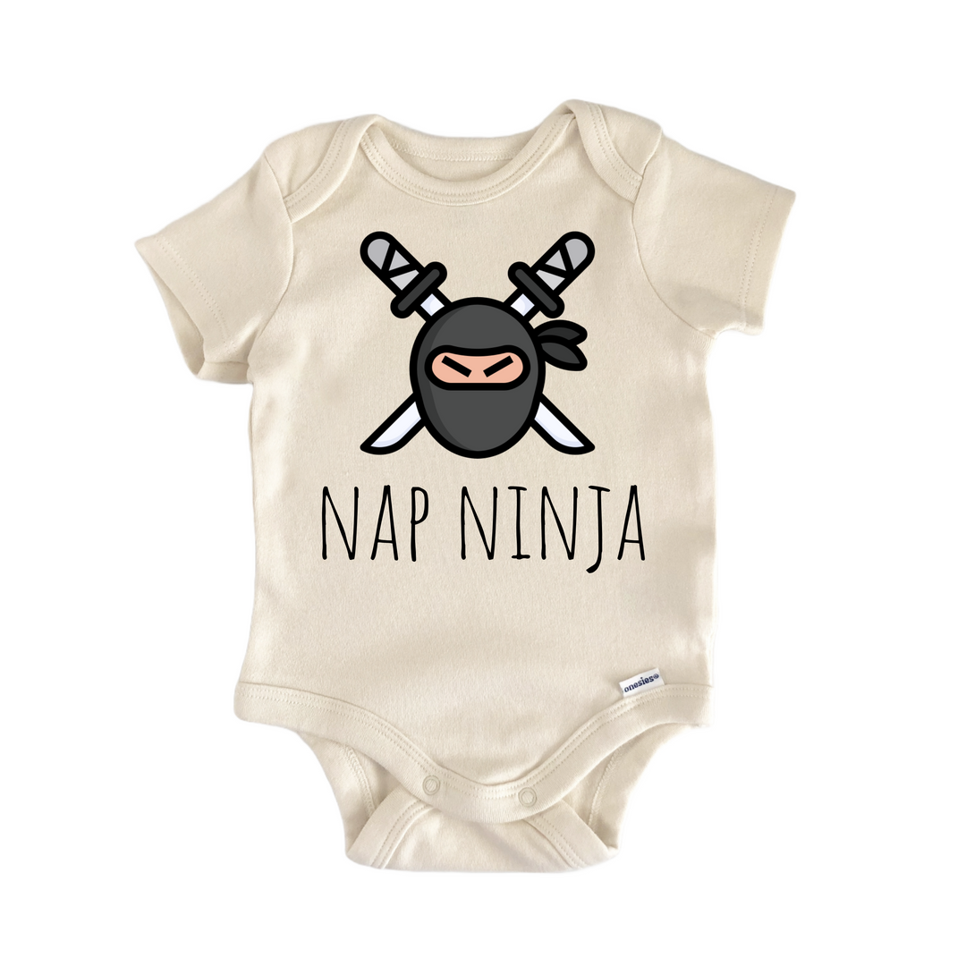 Ninja Shinobi Japanese - Baby Bodysuit  Funny Cute Onesie® | North Fork Forager LLC