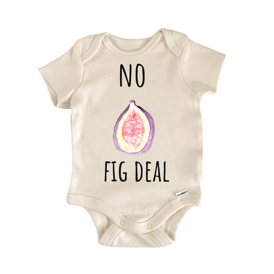 No Fig Deal Fruit Foodie Baby Gift Baby Bodysuit