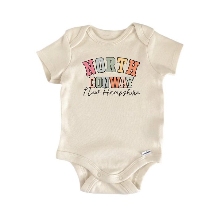 North Conway New Hampshire - Baby Boy Girl Clothes  Bodysuit Funny Cute