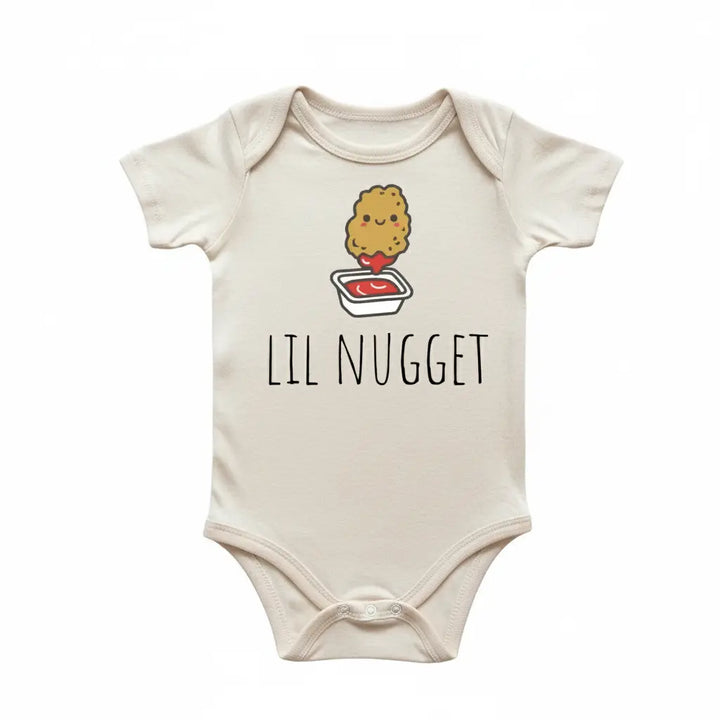 Little Nugget Chicken Fast Food - Baby Boy Girl Clothes Infant Onesie® Funny Cute Newborn GS1  Funny Cute Onesie® | North Fork Forager LLC