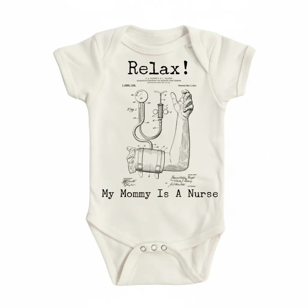 Nurse Patent - Baby Boy Girl Clothes Infant Bodysuit Funny Cute Newborn 1B  Funny Cute Onesie® | North Fork Forager LLC
