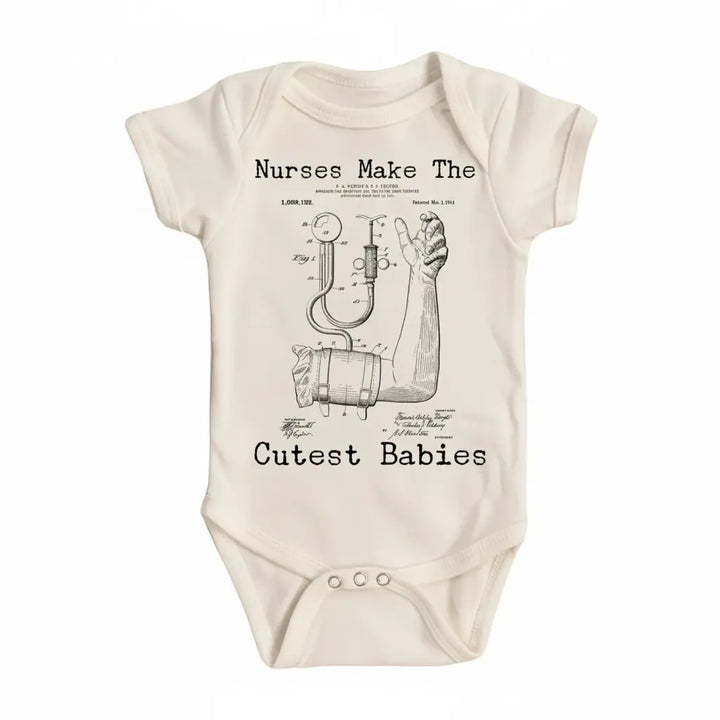 Nurse Patent - Baby Boy Girl Clothes Infant Bodysuit Funny Cute Newborn 1A  Funny Cute Onesie® | North Fork Forager LLC