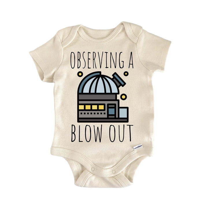 Observatory Astronomy Telescope Stars - Baby Bodysuit  Funny Cute Onesie® | North Fork Forager LLC