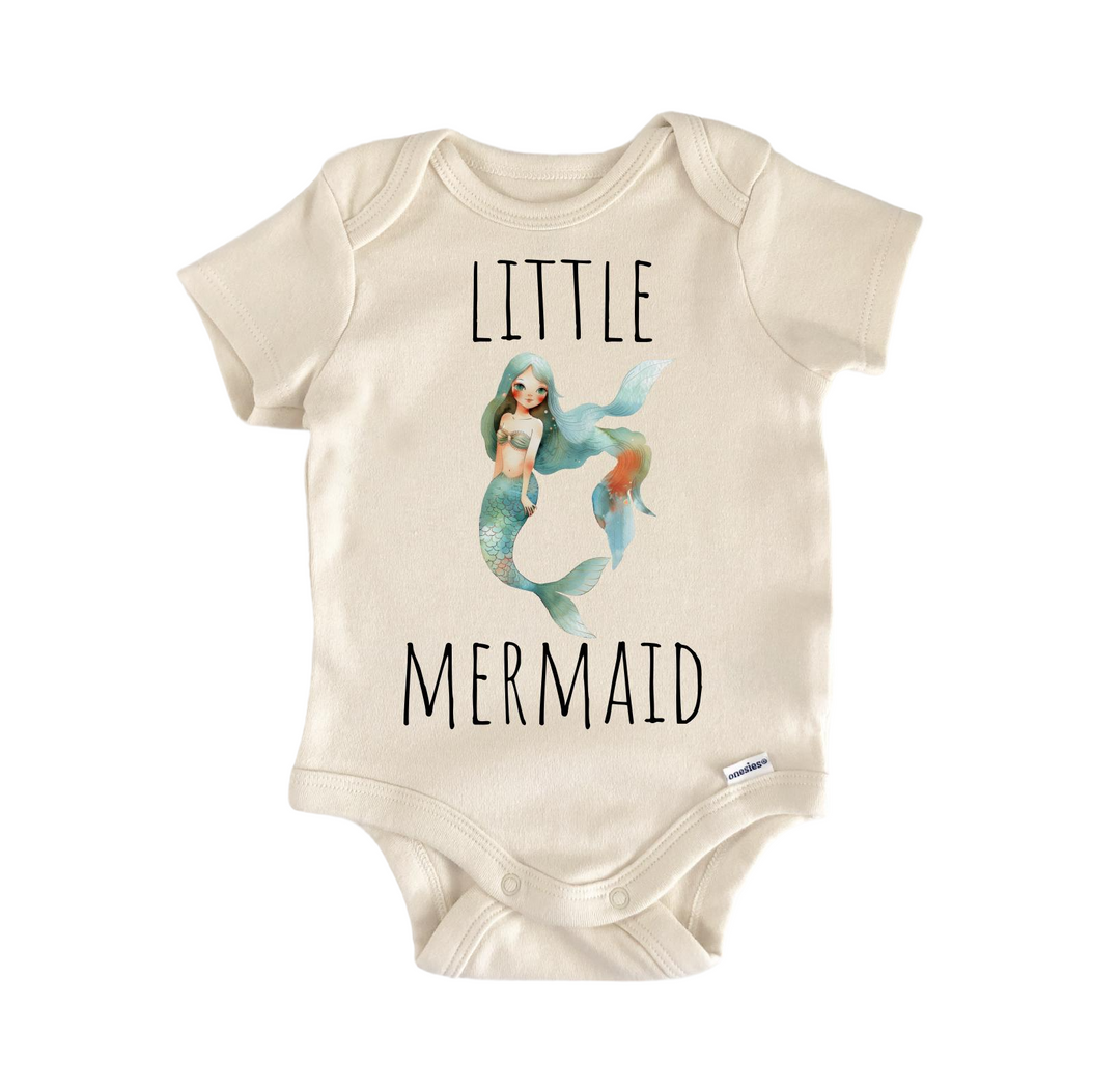 Ocean Mermaid - Baby Boy Girl Clothes Infant Bodysuit Funny Cute Newborn  Funny Cute Onesie® | North Fork Forager LLC
