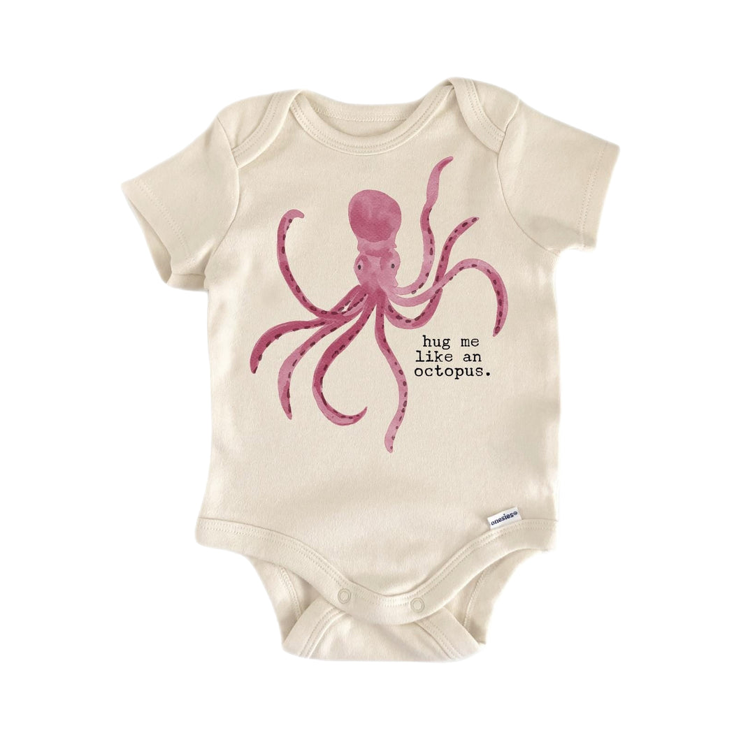 Octopus Ocean Seafood- Baby Boy Girl Clothes Infant Bodysuit Funny Cute Newborn  Funny Cute Onesie® | North Fork Forager LLC