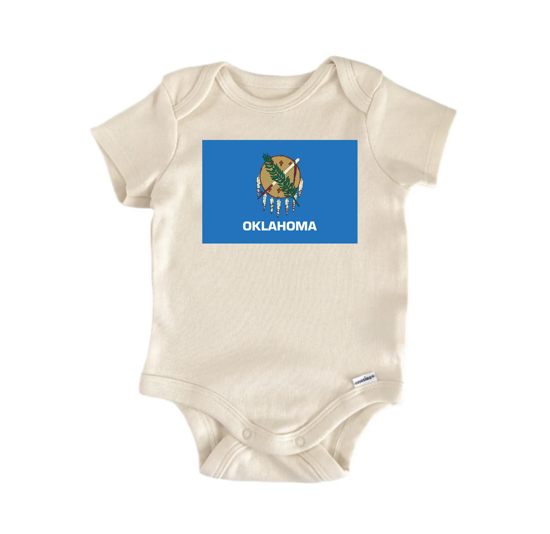 Oklahoma - Baby Boy Girl Clothes Infant Onesie® Funny Cute GS1  Funny Cute Onesie® | North Fork Forager LLC