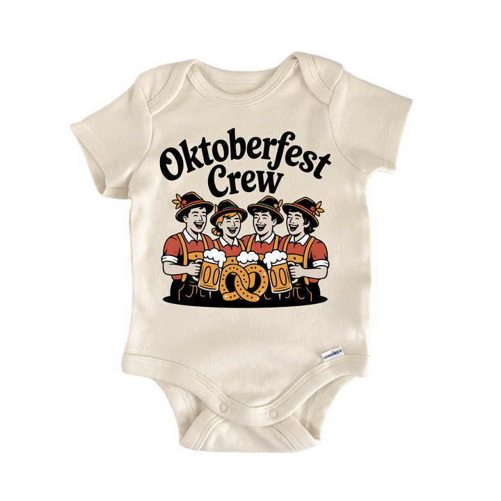 Oktoberfest Crew Pretzel - Baby Bodysuit  Funny Cute Onesie® | North Fork Forager LLC