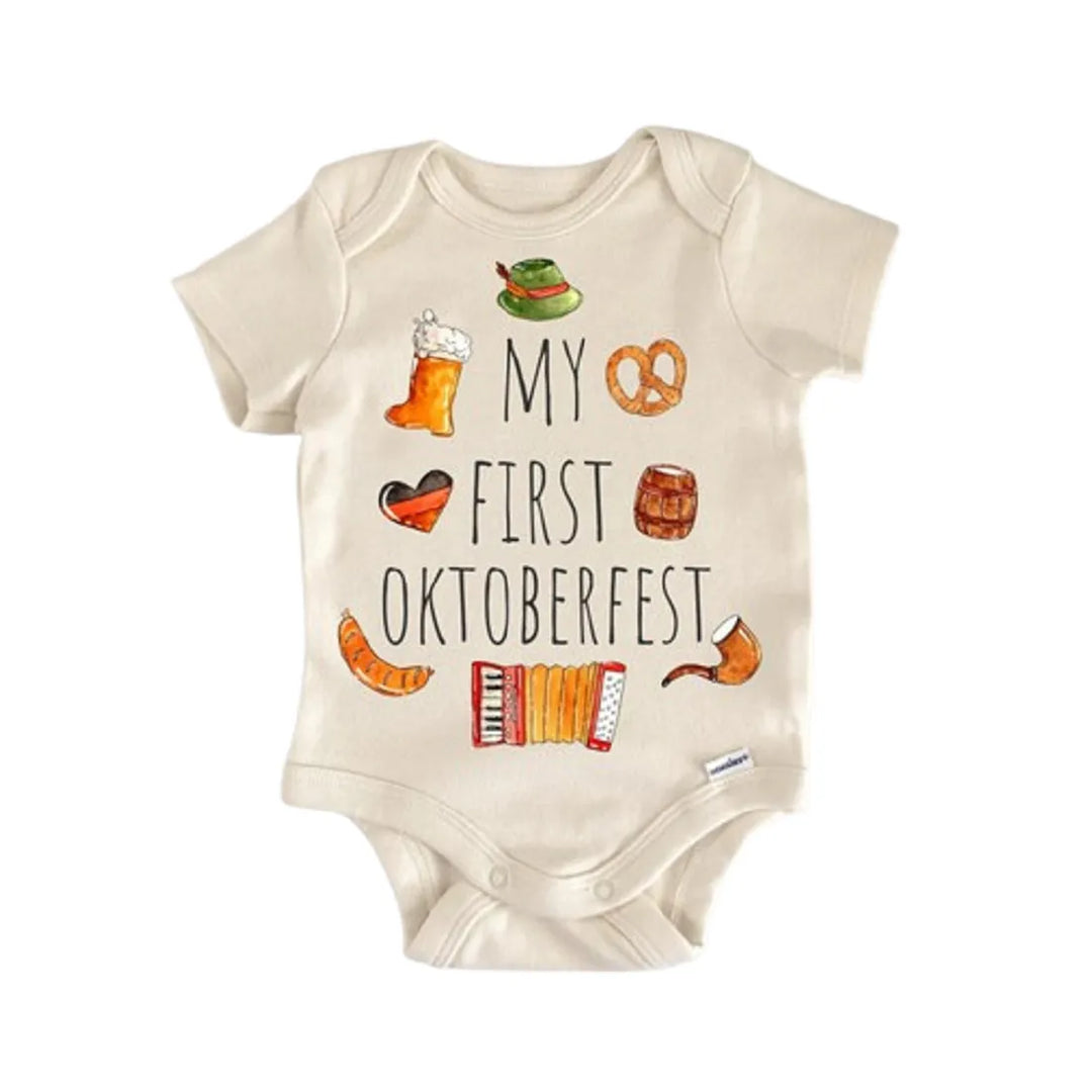 Oktoberfest German Fall - Baby Boy Girl Clothes Infant Onesie® Funny Cute GS1  Funny Cute Onesie® | North Fork Forager LLC