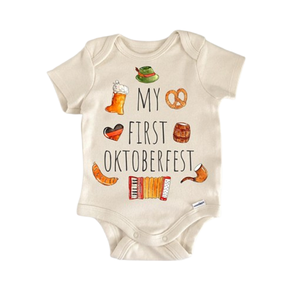 Oktoberfest German Fall - Baby Boy Girl Clothes Infant Bodysuit Funny Cute  Funny Cute Onesie® | North Fork Forager LLC