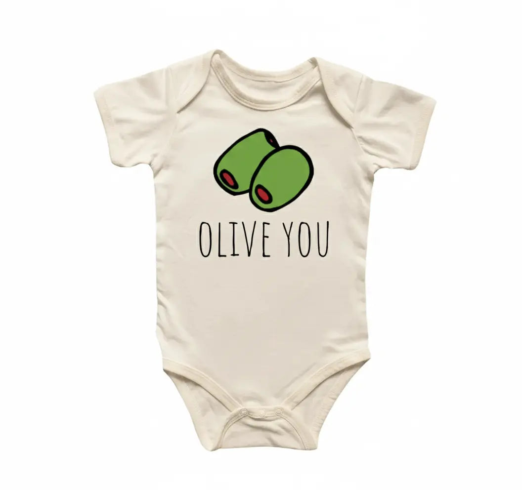 Olive Italian - Baby Boy Girl Clothes Infant Bodysuit Funny Cute Newborn  Funny Cute Onesie® | North Fork Forager LLC
