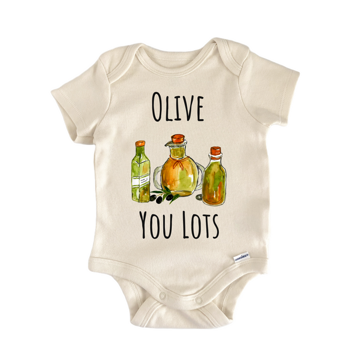 Olive Oil Vegetable Italian Foodie Baby Gift Baby Onesie®