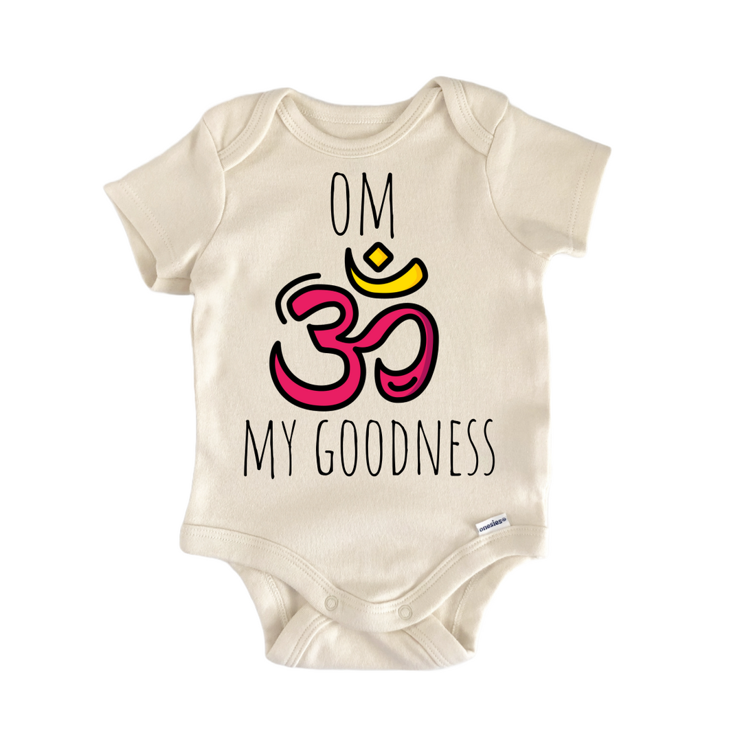 Om Hinduism Buddhism - Baby Bodysuit  Funny Cute Onesie® | North Fork Forager LLC