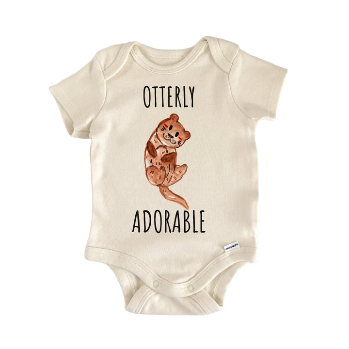 Otter Otterly Adorable Baby Gift Baby Bodysuit