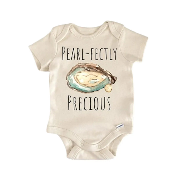 Oyster Clam Seafood Beach - Baby Boy Girl Clothes Infant Onesie® Funny Cute Newborn GS1  Funny Cute Onesie® | North Fork Forager LLC
