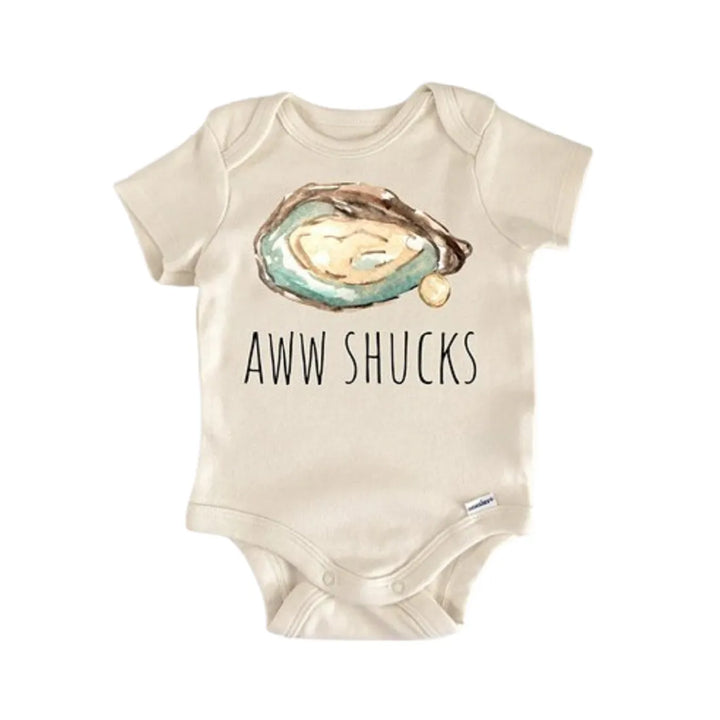 Oyster Clam Seafood Foodie - Baby Boy Girl Clothes Infant Onesie® Funny Cute GS1 BBY  Funny Cute Onesie® | North Fork Forager LLC