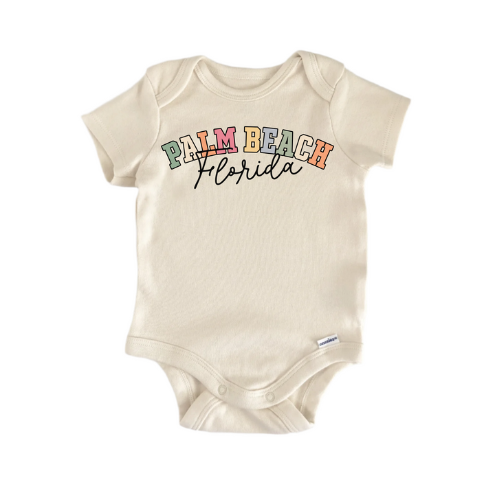 Palm Beach Florida -  Baby Boy Girl Clothes  Bodysuit Funny Cute