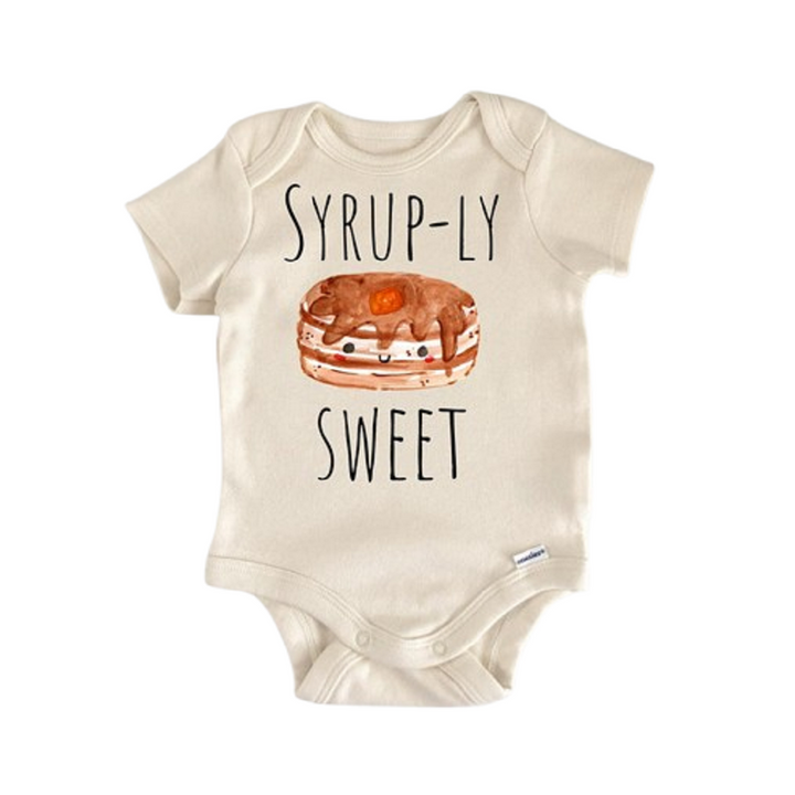 Pancakes Food Brunch Breakfast - Baby Boy Girl Clothes Infant Onesie® Funny GS1  Funny Cute Onesie® | North Fork Forager LLC
