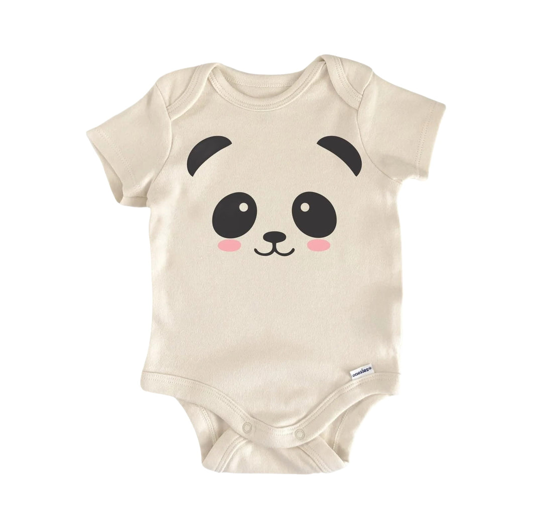 Panda Face - Baby Boy Girl Clothes Infant Bodysuit Funny Cute Newborn  Funny Cute Onesie® | North Fork Forager LLC